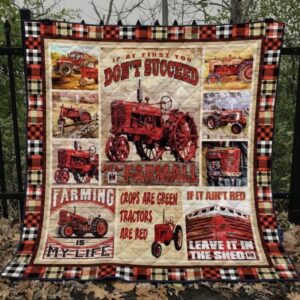 Farmer Quilt Blanket Ver 3  Quilt
